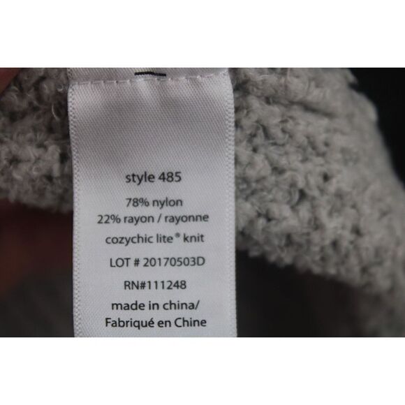 BAREFOOT DREAMS Gray Coastal Cardi Style 485 Size MEDIUM - Picture 7 of 7